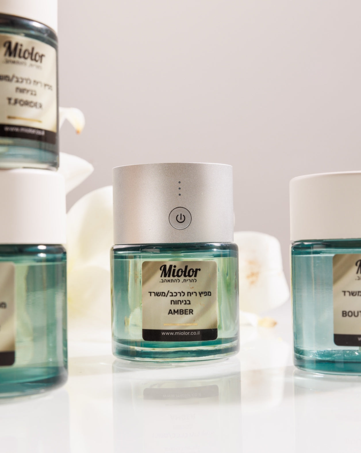 מפיץ ריח לרכב + קפסולת ריח 80ml